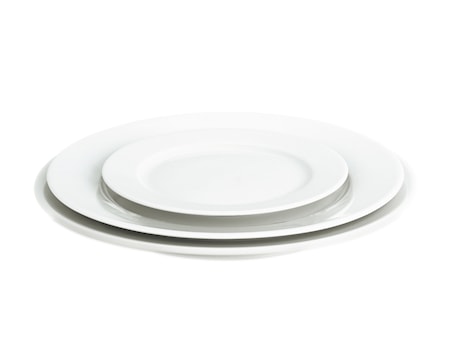 Sancerre tallrik flat vit, Ø 28 cm