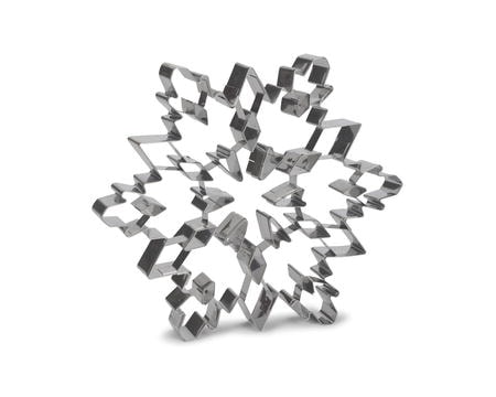 Kakmått snöflinga stål - 19 cm