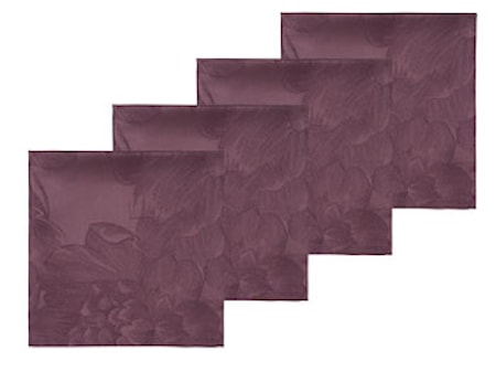 Tygservett Modern Ro dusty 4-p