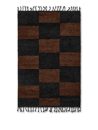 Mara Knuten Matta S Black/Chocolate