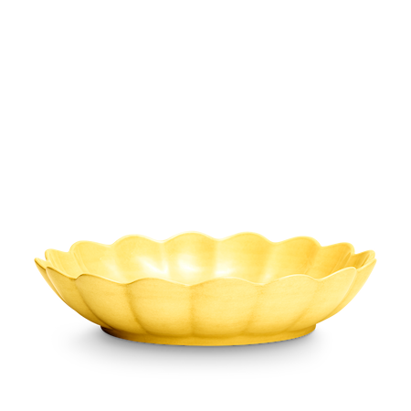 Ostronskål Stor Gul 31 cm