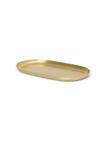 Basho Fat Oval Mässing
