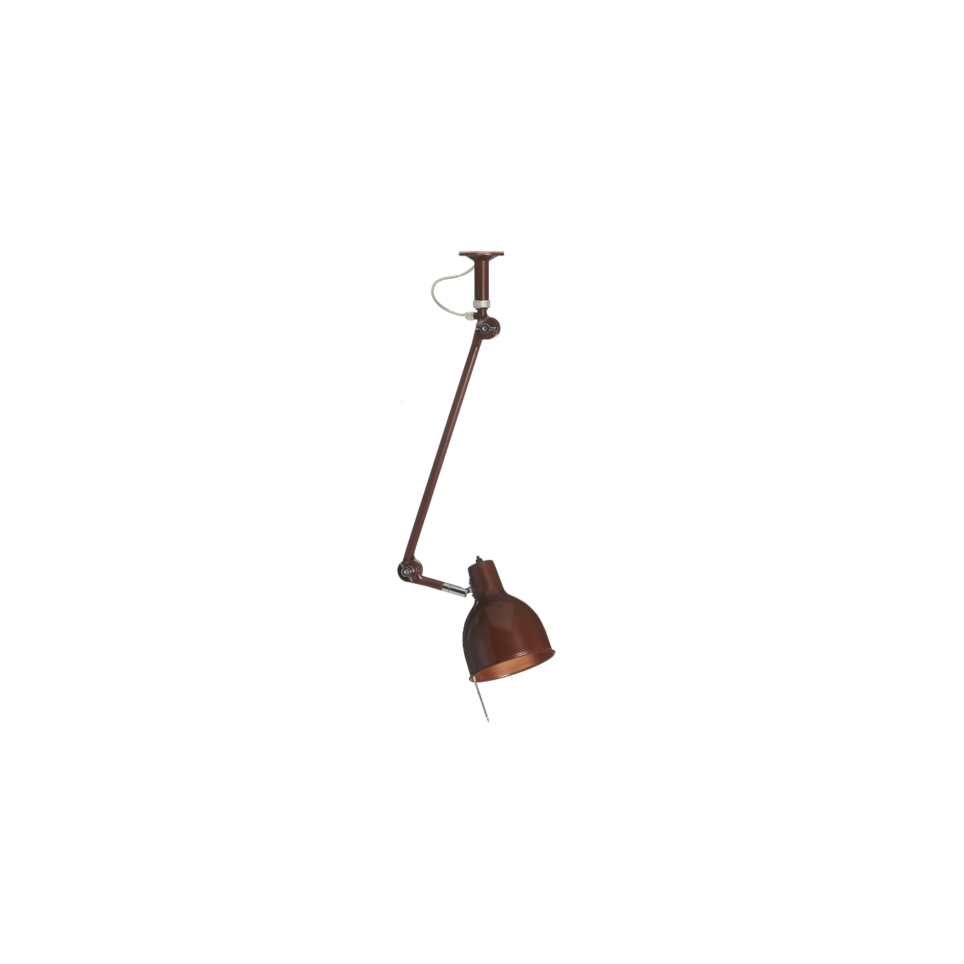 PJ52 Taklampa 1 arm Oxblod, Örsjö belysning