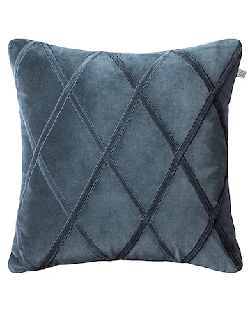 Orissa Kuddfodral Velvet Havsblå 50x50cm