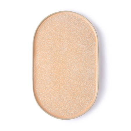 Gallery Ceramics Oval Assiett Peach