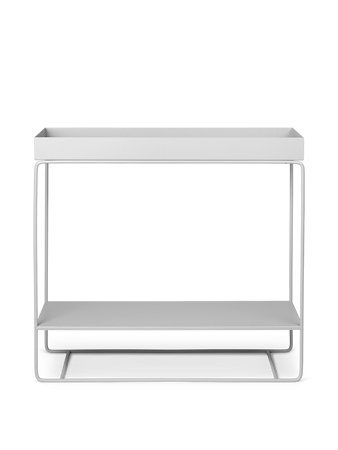 Plant Box 2 levels Light Grey