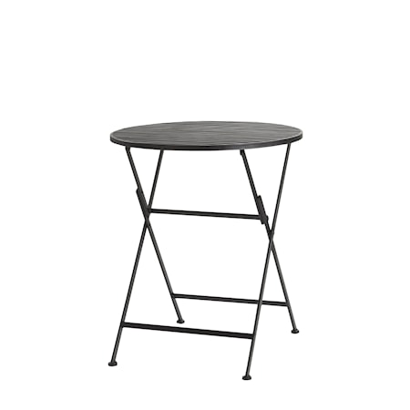 Gardia Trädgårdsbord Svart 65x65 cm