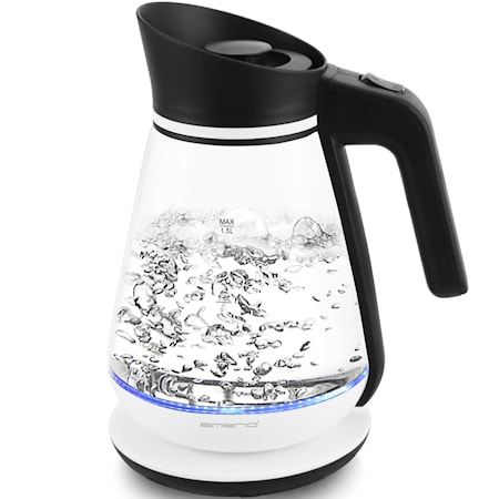 Vattenkokare 1,5L Glas Karaff