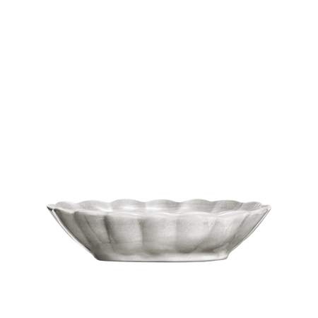 Oyster Skål Grå 23x18 cm