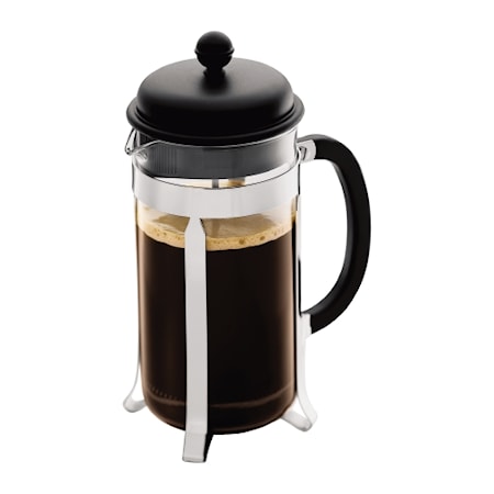 Caffettiera Kaffebryggare 8 koppar Svart