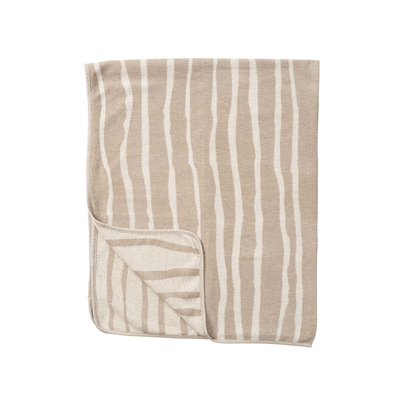 Beige filt BAMBOO organisk bomull, Klippan Yllefabrik