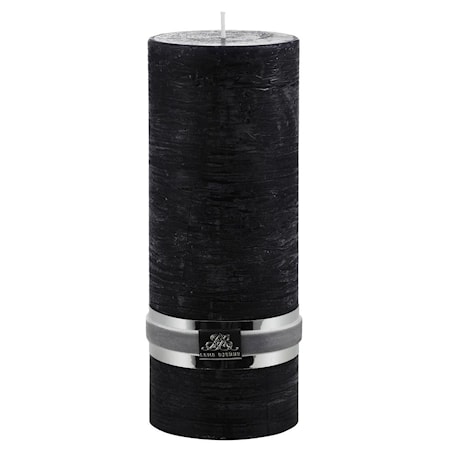 Blockljus Rustic 20 cm Svart