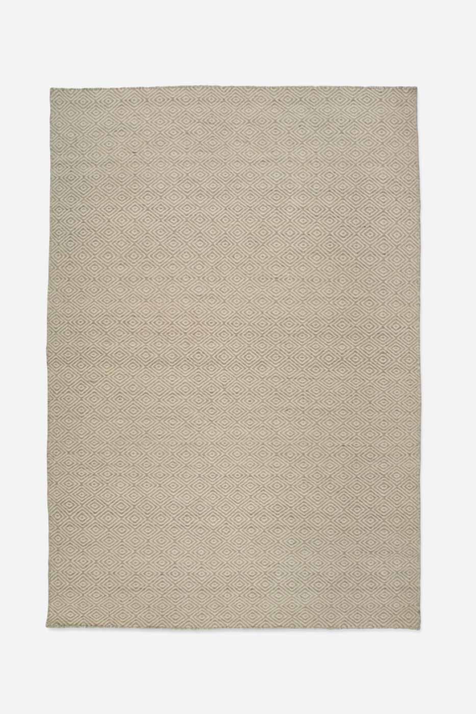 Matta Goose Eye 250x350cm Natur vit