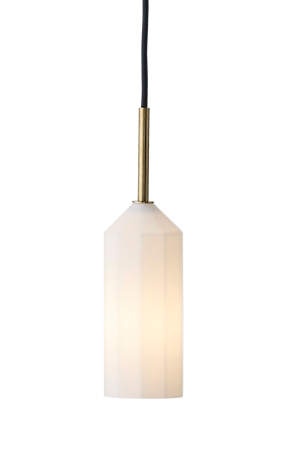 PLIVERRÉ Pendel Mässing Glas