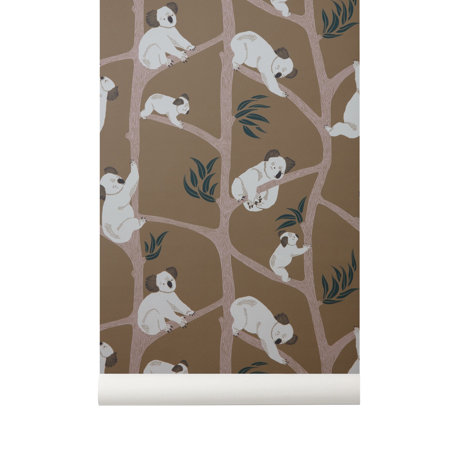 Koala tapet brun, Ferm Living Kids