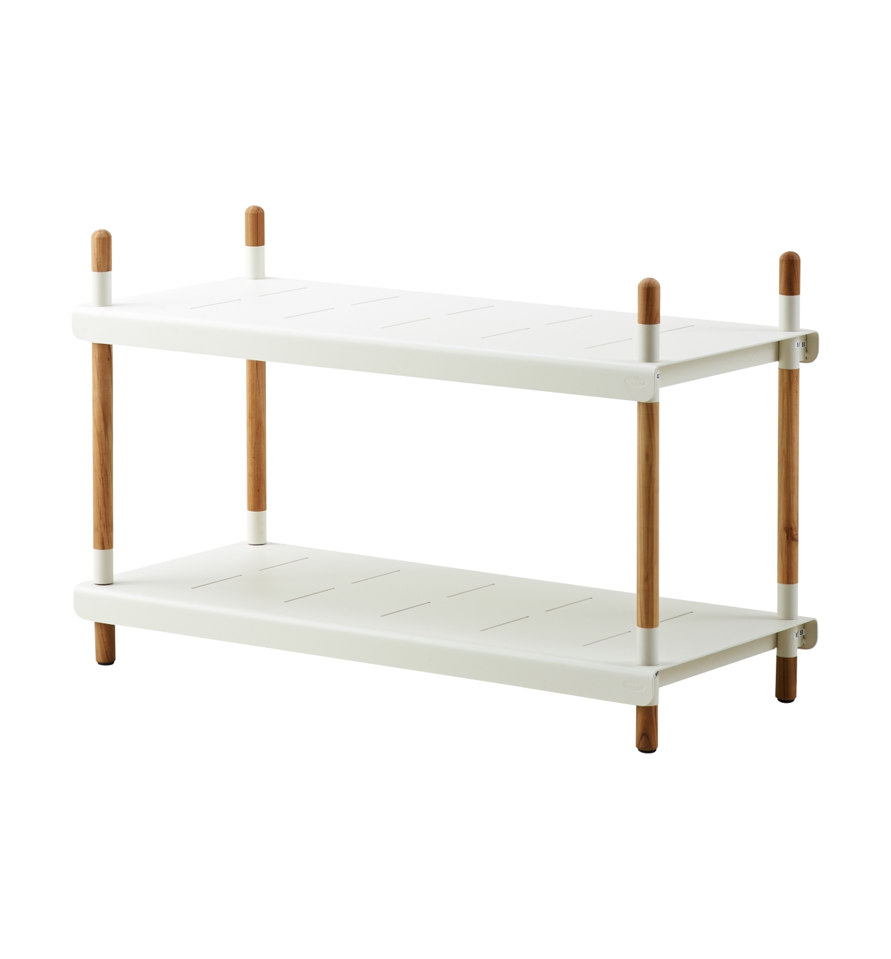 FRAME Låg hylla h:64 cm teak/ vit, Cane-line