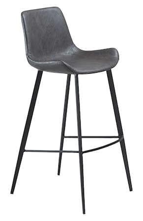 Barstol Hype Konstläder - Vintage Grå