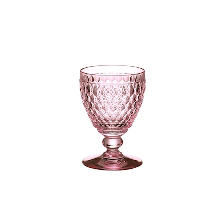 Boston Coloured White wine Goblet Rose