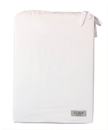 CURA Tencel Påslakanset Dubbel Vit 200x220 cm