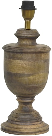 Monterey Lampfot Åldrat Trä 41 cm
