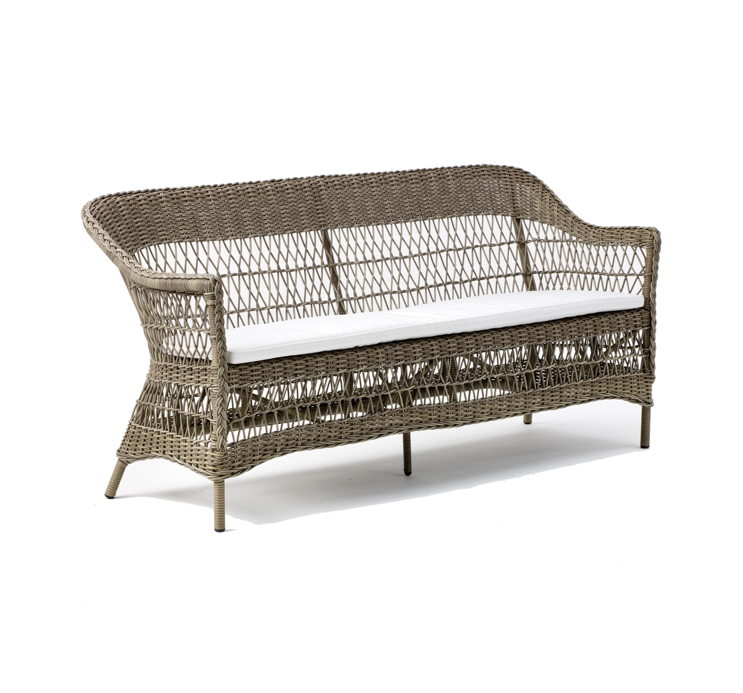 Rottingsoffa Charlot 3-sits Antique, Sika-design