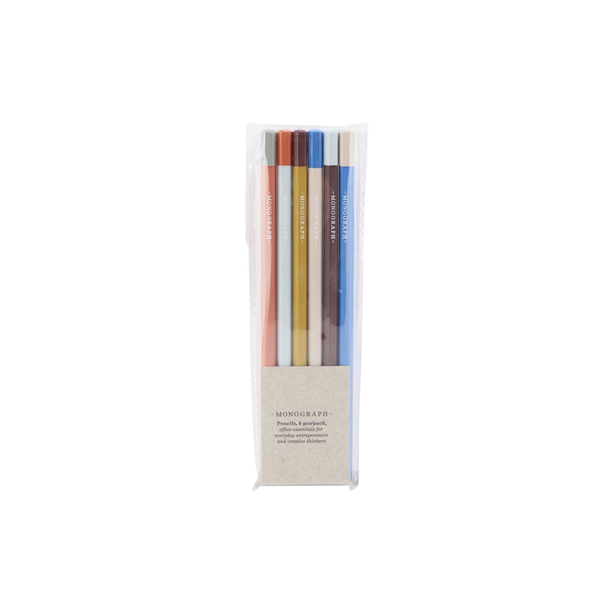 Monograph Blyertspennor 6-p Multi