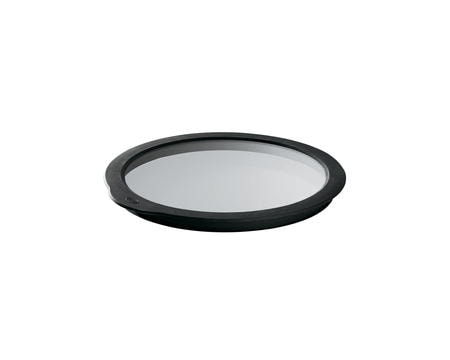 Glaslock klar/svart 16 cm