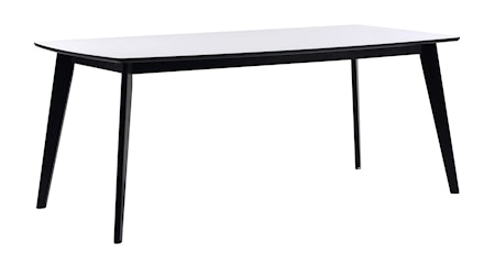 Olivia Matbord Vit/Svart 90x190 cm