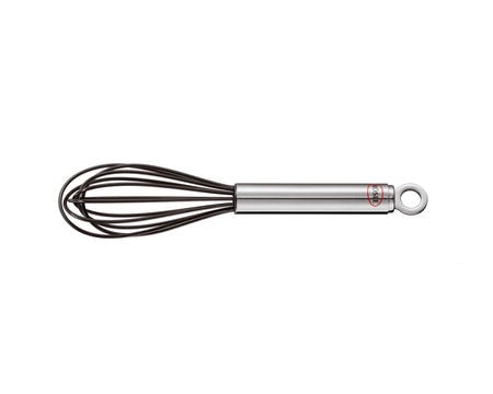 Visp ballong 12 trådar stål/svart 22 cm