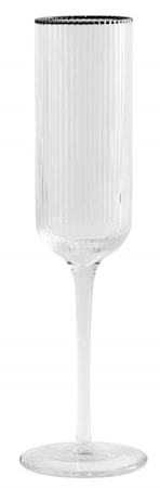 RILLY Champagneglas med Silverkant 20cl