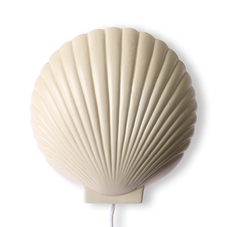 HKliving Suites Special: Ceramic shell Vägglampa Pastel yellow