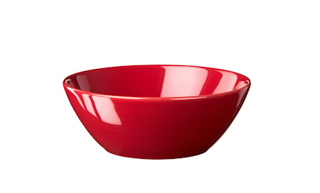 Skål 50 cl äppelröd blank