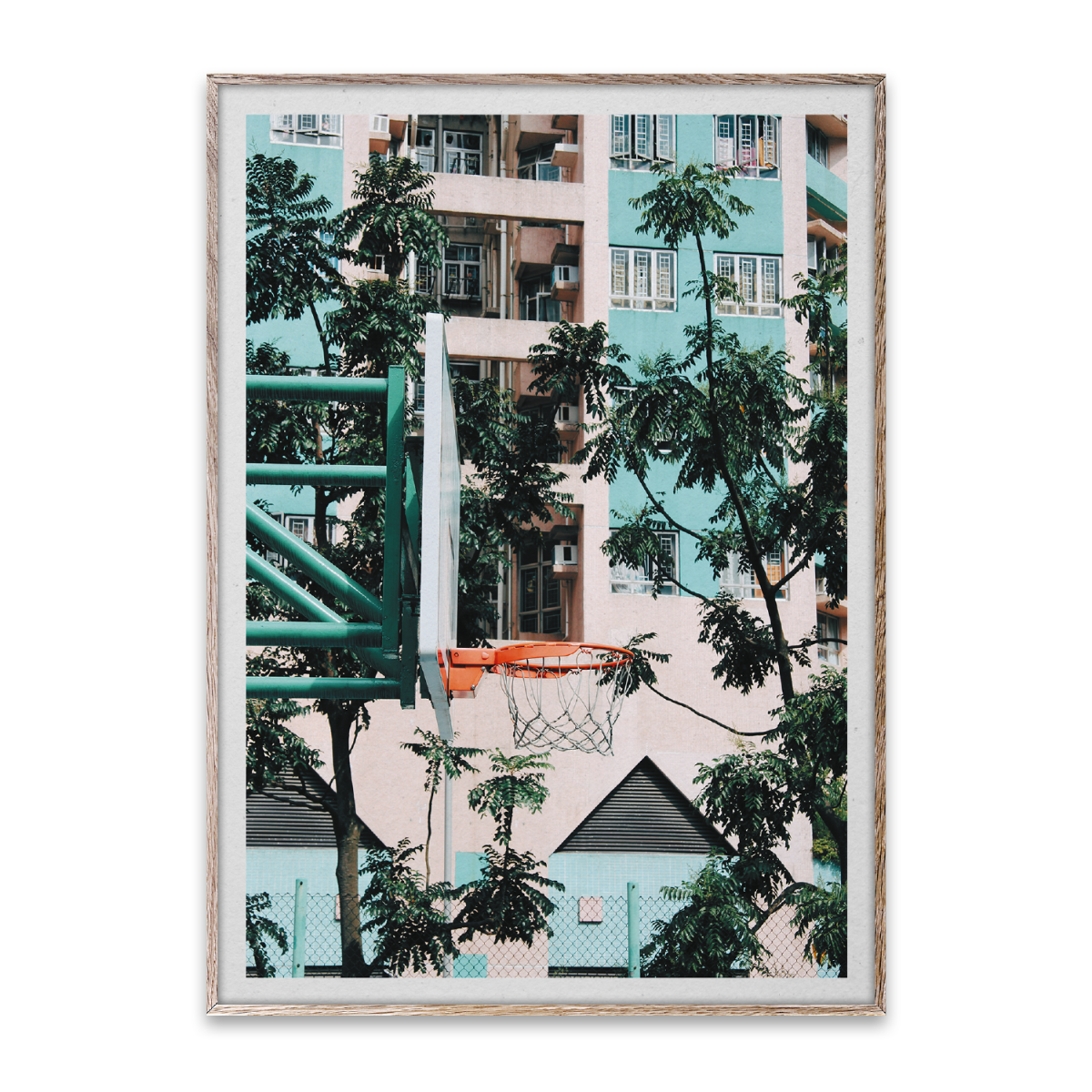 Paper Collective Poster Cities of Basketball 01 50x70 cm