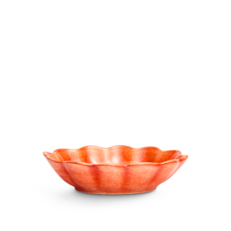 Ostronskål Liten Orange 18x16 cm