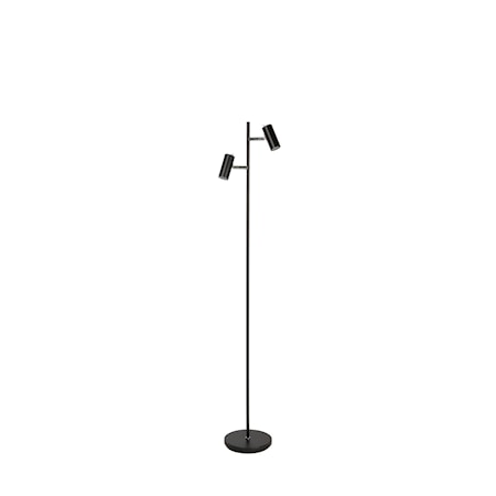 Cato Golvlampa Mattsvart LED 132 cm