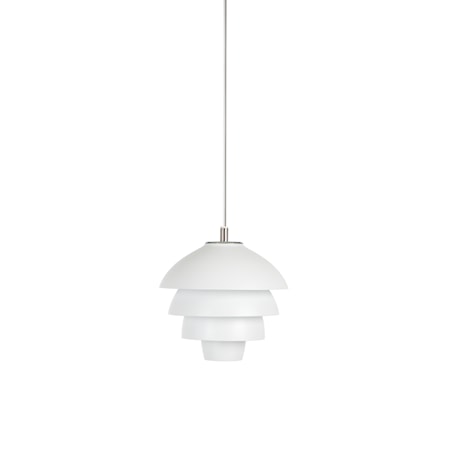 Valencia Pendel Mattvit LED 18 cm