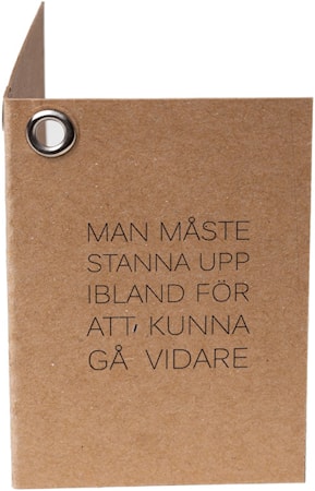 Citatkort ' Man måste stanna upp'