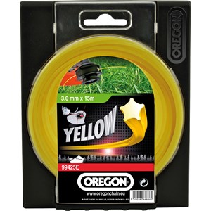 Trimmertråd Oregon Yellow Starline 1,3 mm x 15 m