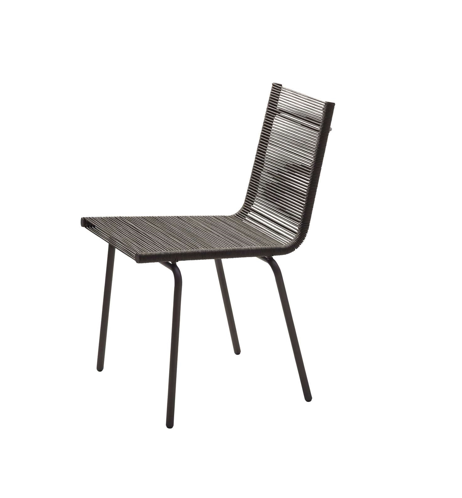 SIDD stol utan armstöd brun fiber, Cane-line
