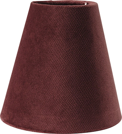 Toppringskärm E14 Studio Vinröd 15cm