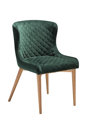 Stol Vetro Velour - Emerald Grön