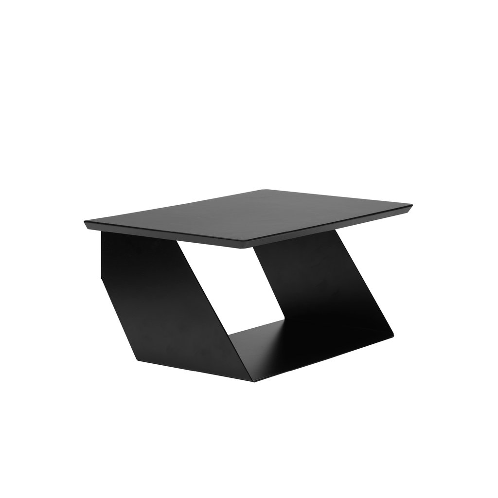 Edgy black sängbord, Maze