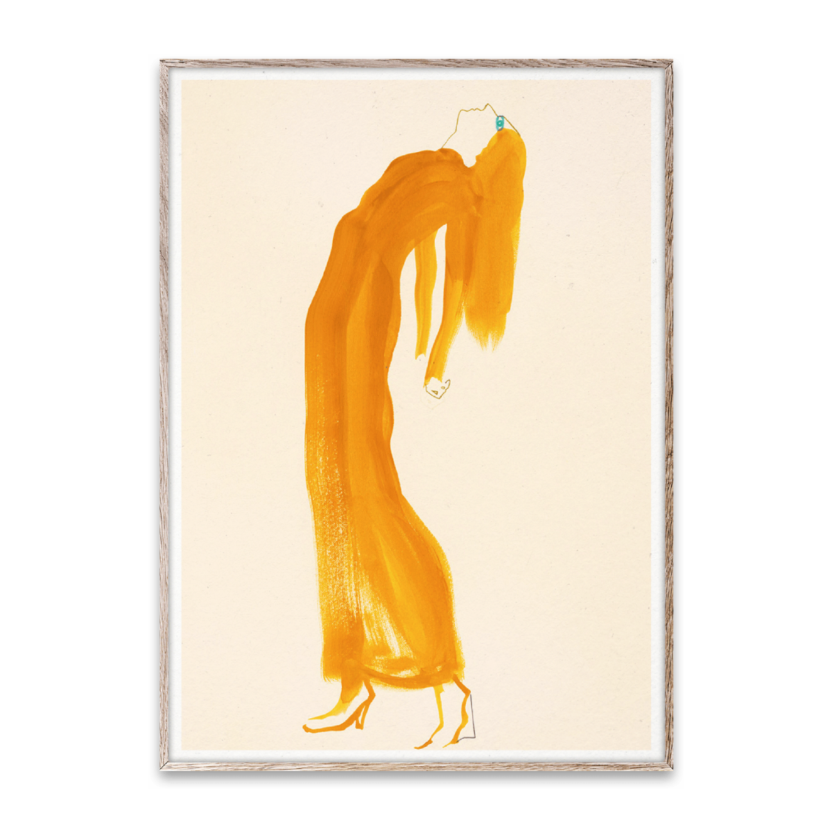 Paper Collective Poster The Saffron Dress 50x70