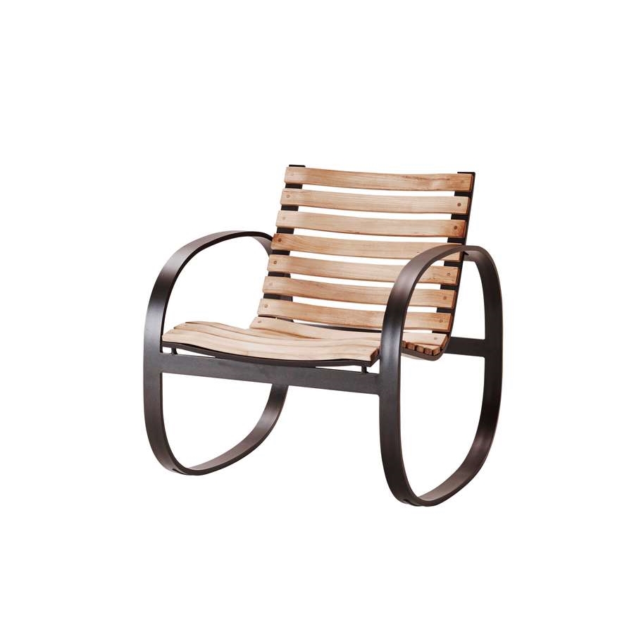 Gungstol PARC teak/ lavagrå, Cane-line