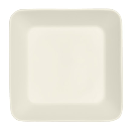 Teema tallrik 16x16 cm vit