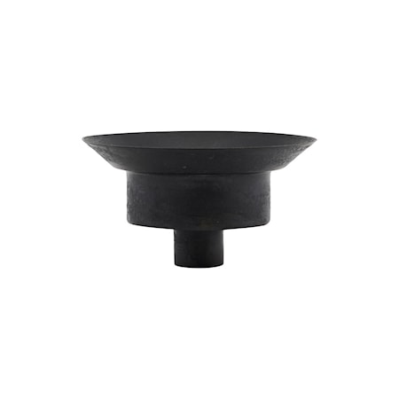 Ljusstake Lid Antique Mässing Svart