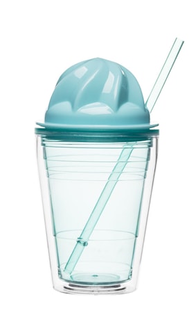 Sweet milkshake med sugrör, grön