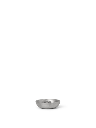 Bowl Ljusstake Single Aluminium