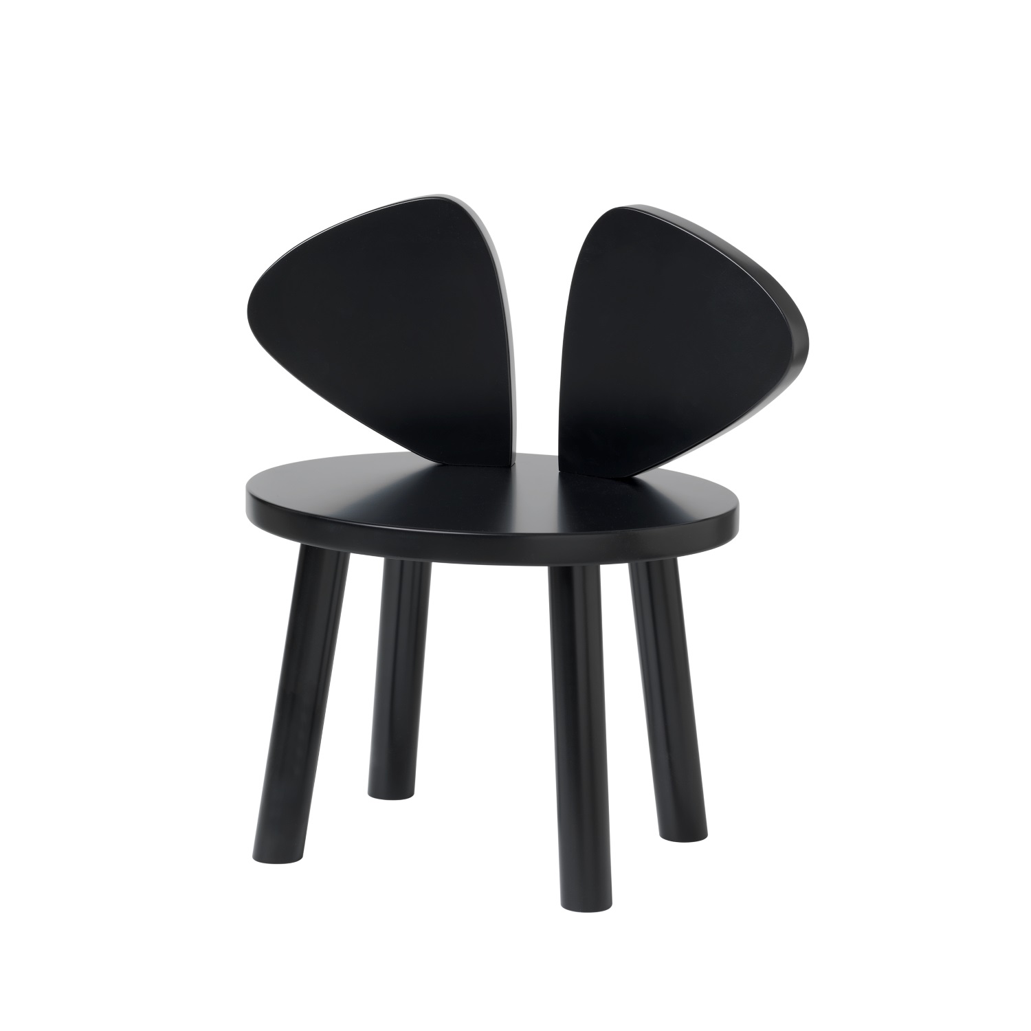 MOUSE CHAIR BLACK barnstol, Nofred