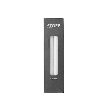 Stearinljus Nagel 12 st Vit